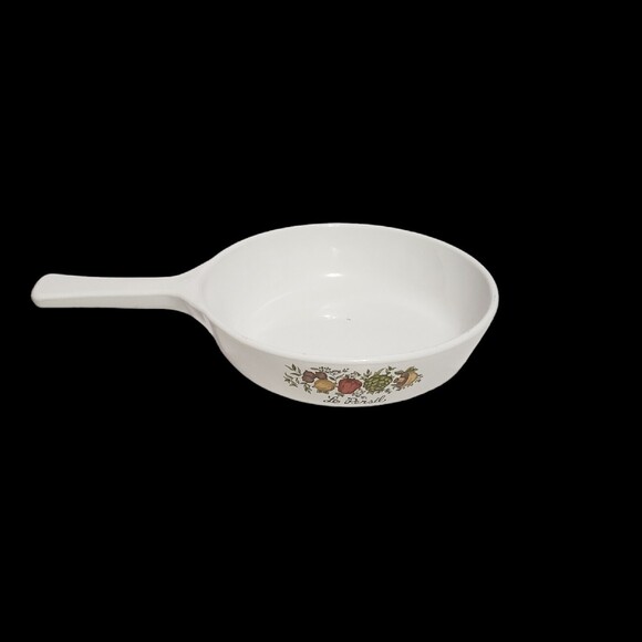 Corning Ware ( Spice of Life ) White Skillet Pan P-83-8 ( 6.5" inch ) - Picture 5 of 9
